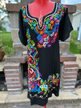 NWT Traditional Mexican embroidered dress